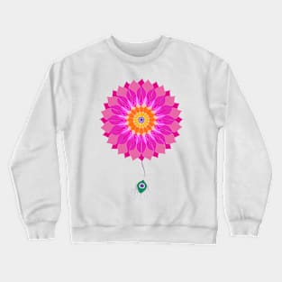 Flower Garden Mandala Crewneck Sweatshirt